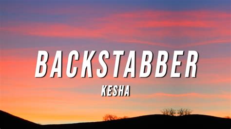 backstabber lyrics